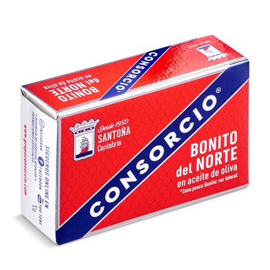 Bonito del norte en aceite de oliva Consorcio lata 82 g-0 Bonito del norte en aceite de oliva Consorcio lata 82 g-0