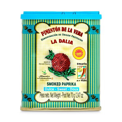Pimentón de la vera Dalia lata 70 g-0 Pimentón de la vera Dalia lata 70 g-0