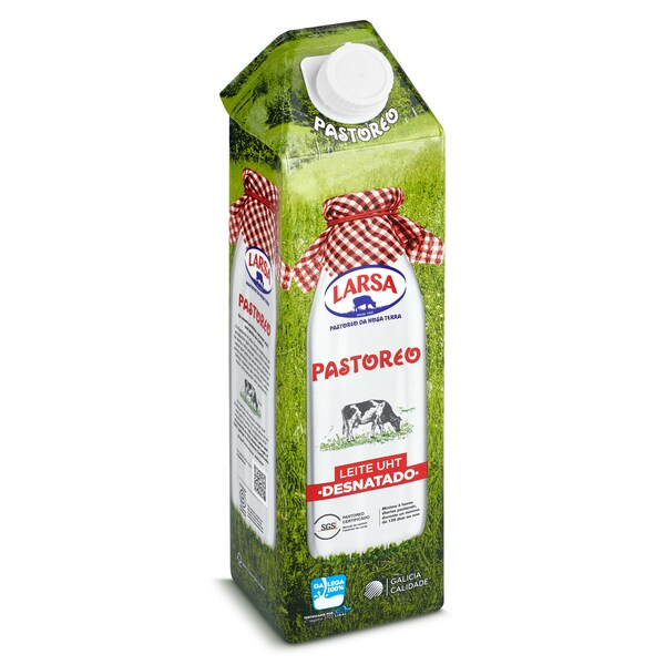 Leche Desnatada Larsa Envase 1 Lt.