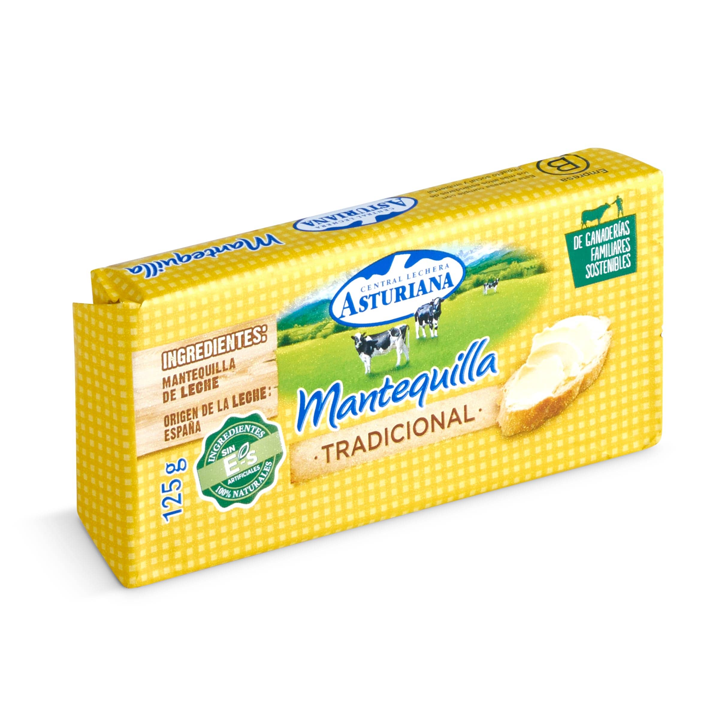 Mantequilla tradicional Central Lechera Asturiana 125 g
