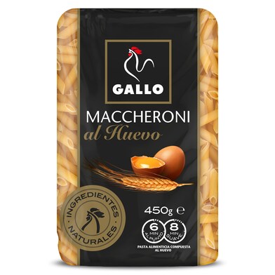 Macarrones al huevo Gallo 450 g-0 Macarrones al huevo Gallo 450 g-0