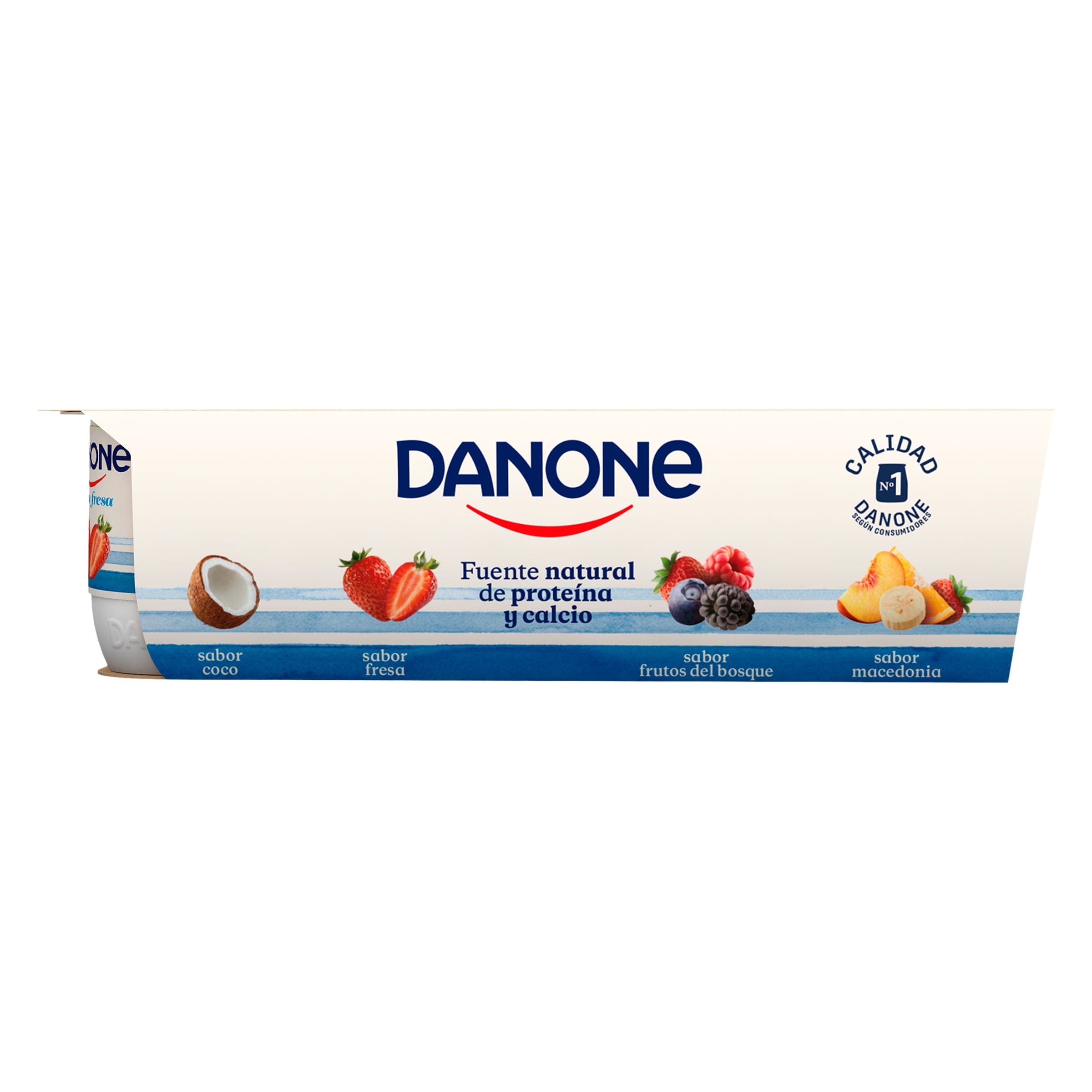 ▷ Comprar Yogur Danone Frutas del Bosque. 4x120 gr