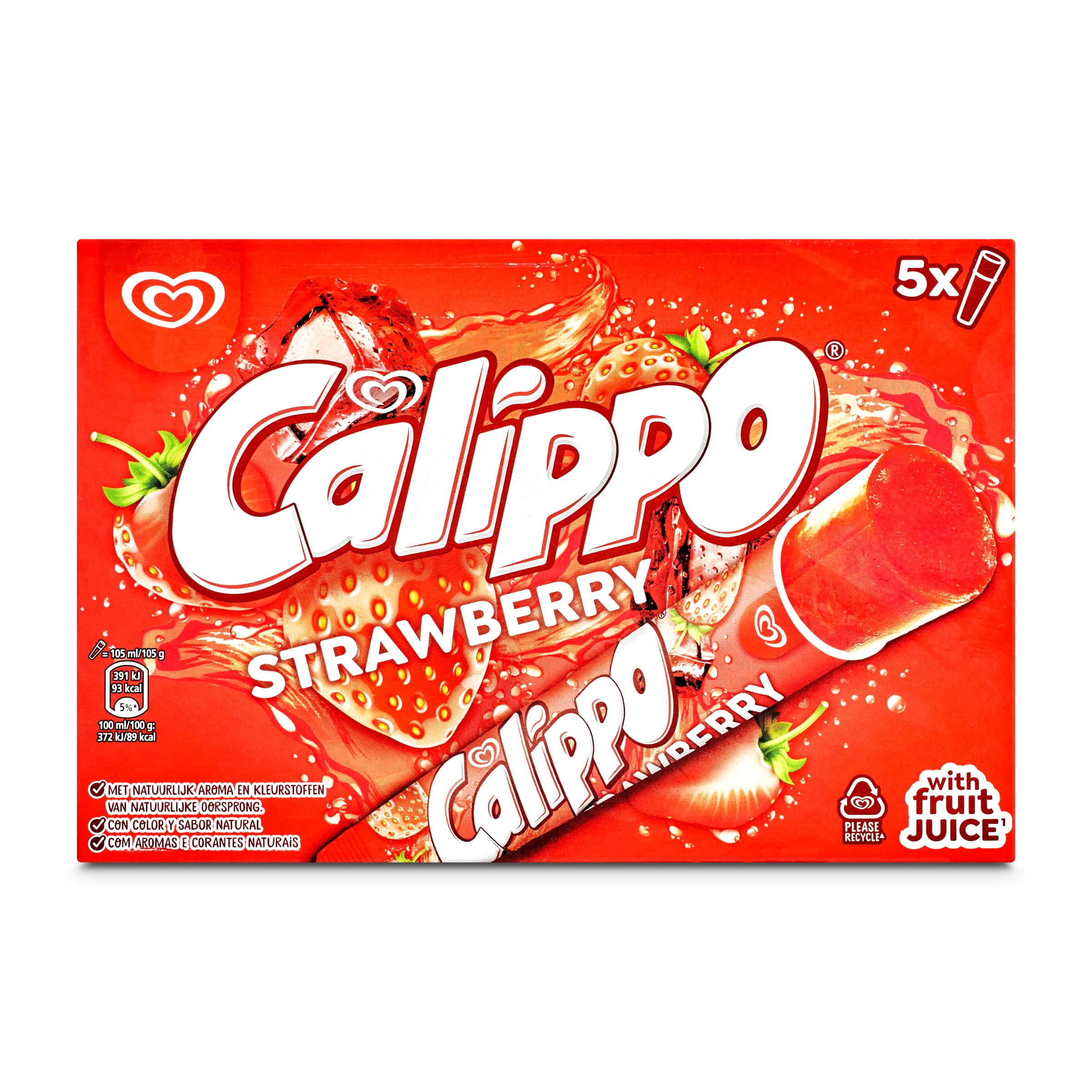 Calippo fresa Frigo 5 x 105 g
