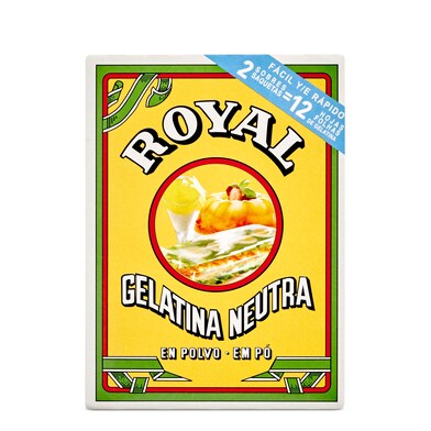 Gelatina neutra en polvo Royal caja 20 g-1 Gelatina neutra en polvo Royal caja 20 g-1
