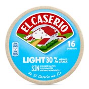 Queso fundido light en porciones El caserío caja 250 g