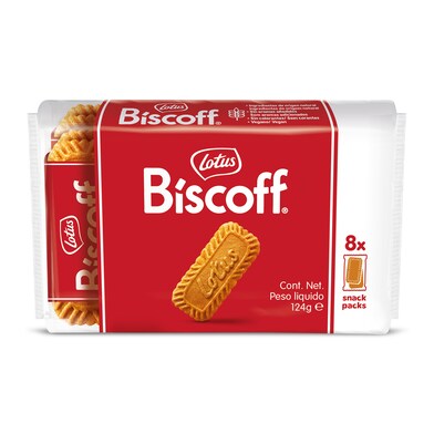Galletas caramelizadas Lotus Biscoff bolsa 124 g-0 Galletas caramelizadas Lotus Biscoff bolsa 124 g-0