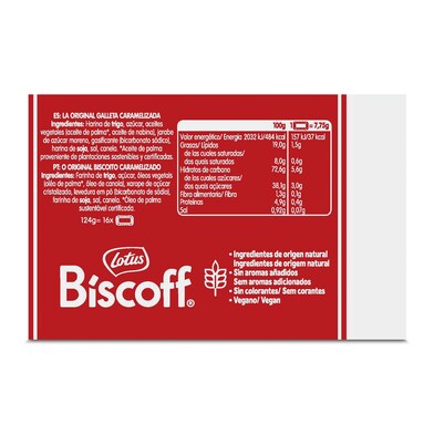 Galletas caramelizadas Lotus Biscoff bolsa 124 g-1 Galletas caramelizadas Lotus Biscoff bolsa 124 g-1