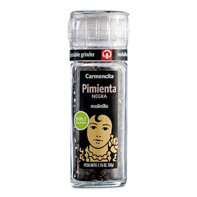 Pimienta negra Carmencita frasco 50 g-0