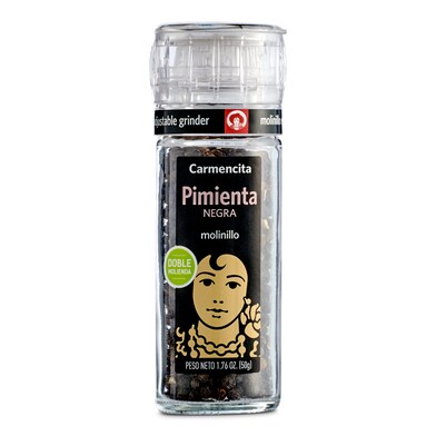 Pimienta negra molida 52 grs – CARMENCITA – Supermercado Rofil