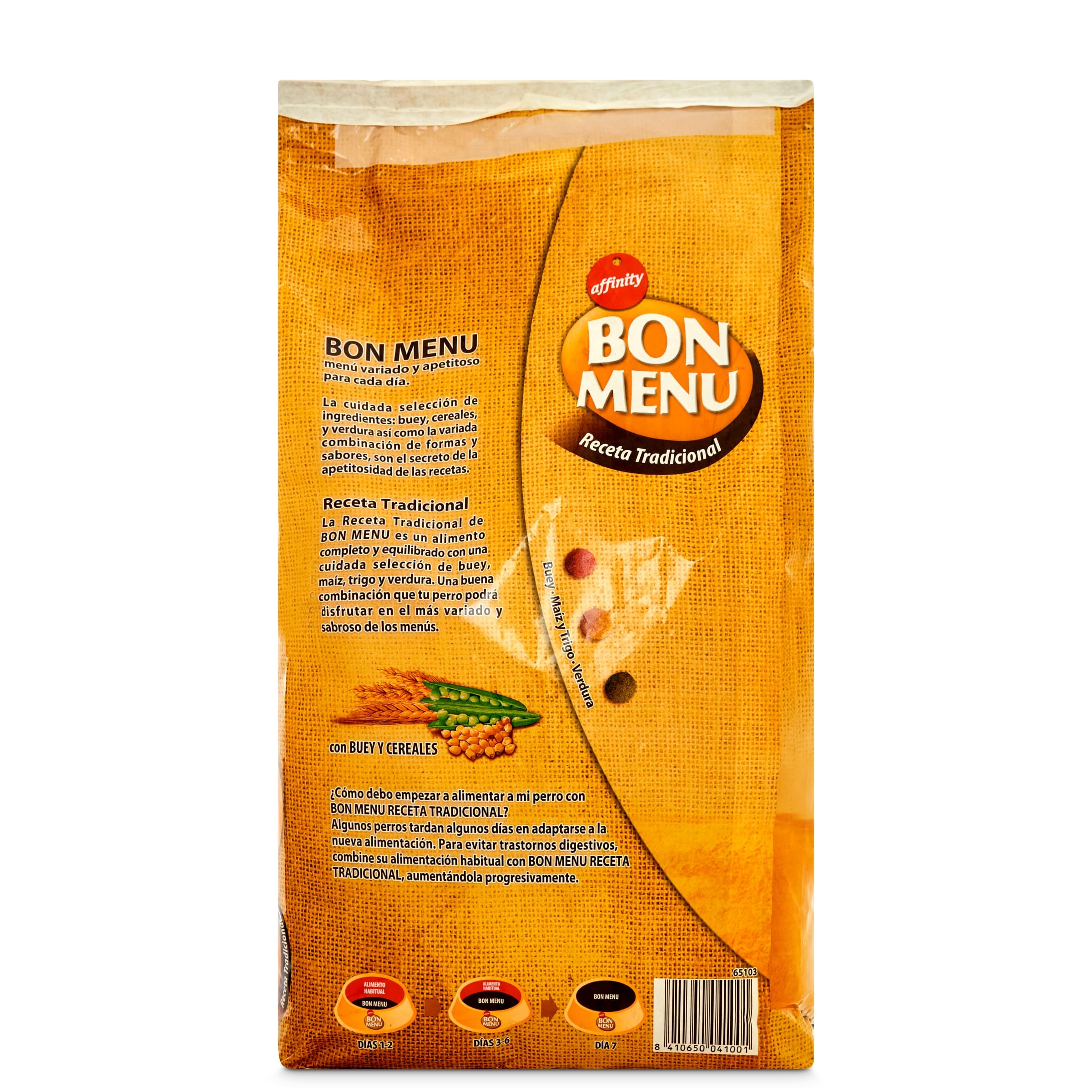 Alimento para perros receta tradicional Bon menu 10 Kg