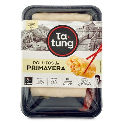 Rollitos de primavera Ta-Tung bandeja 280 g-0 Rollitos de primavera Ta-Tung bandeja 280 g-0