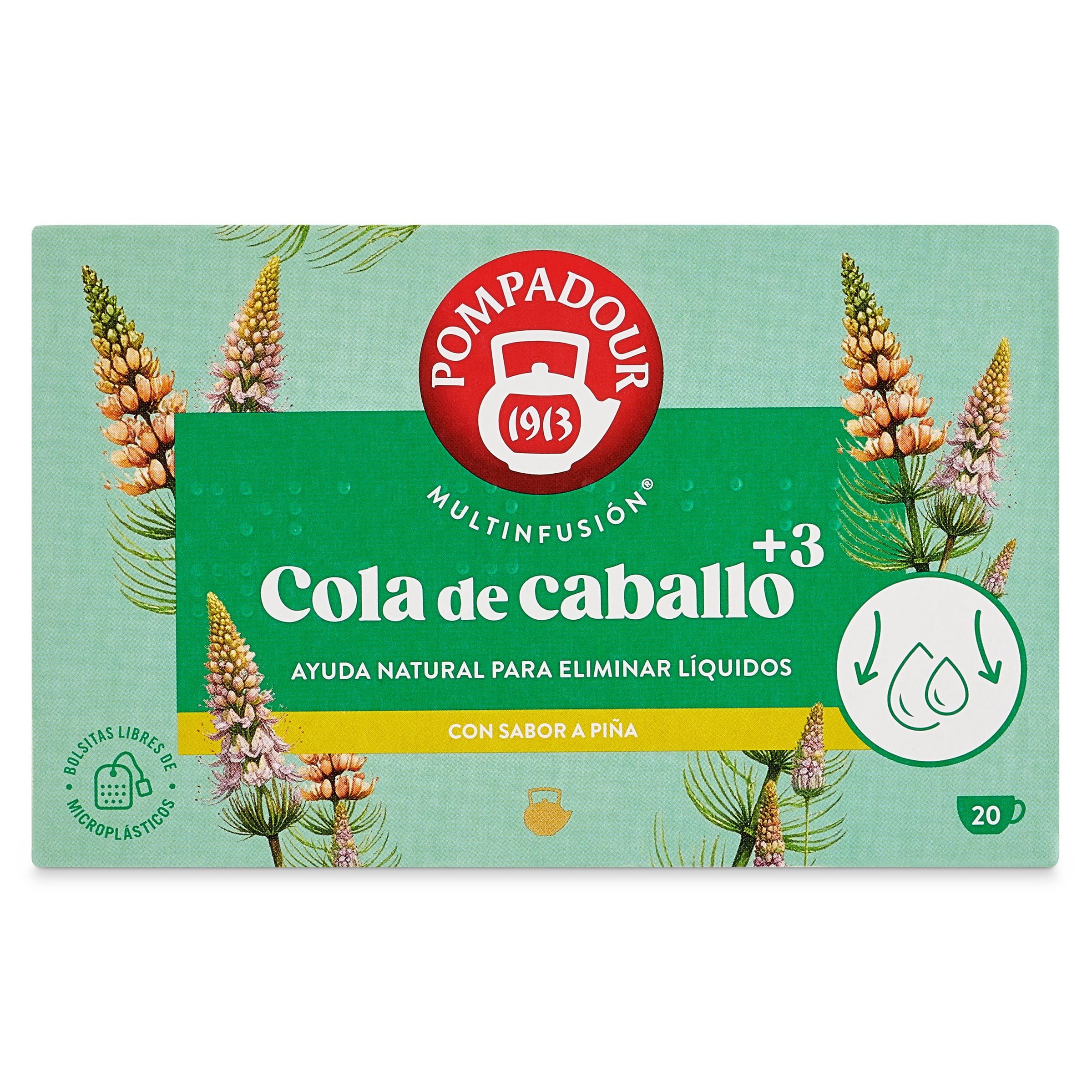 Infusión de cola de caballo Pompadour 20 unidades