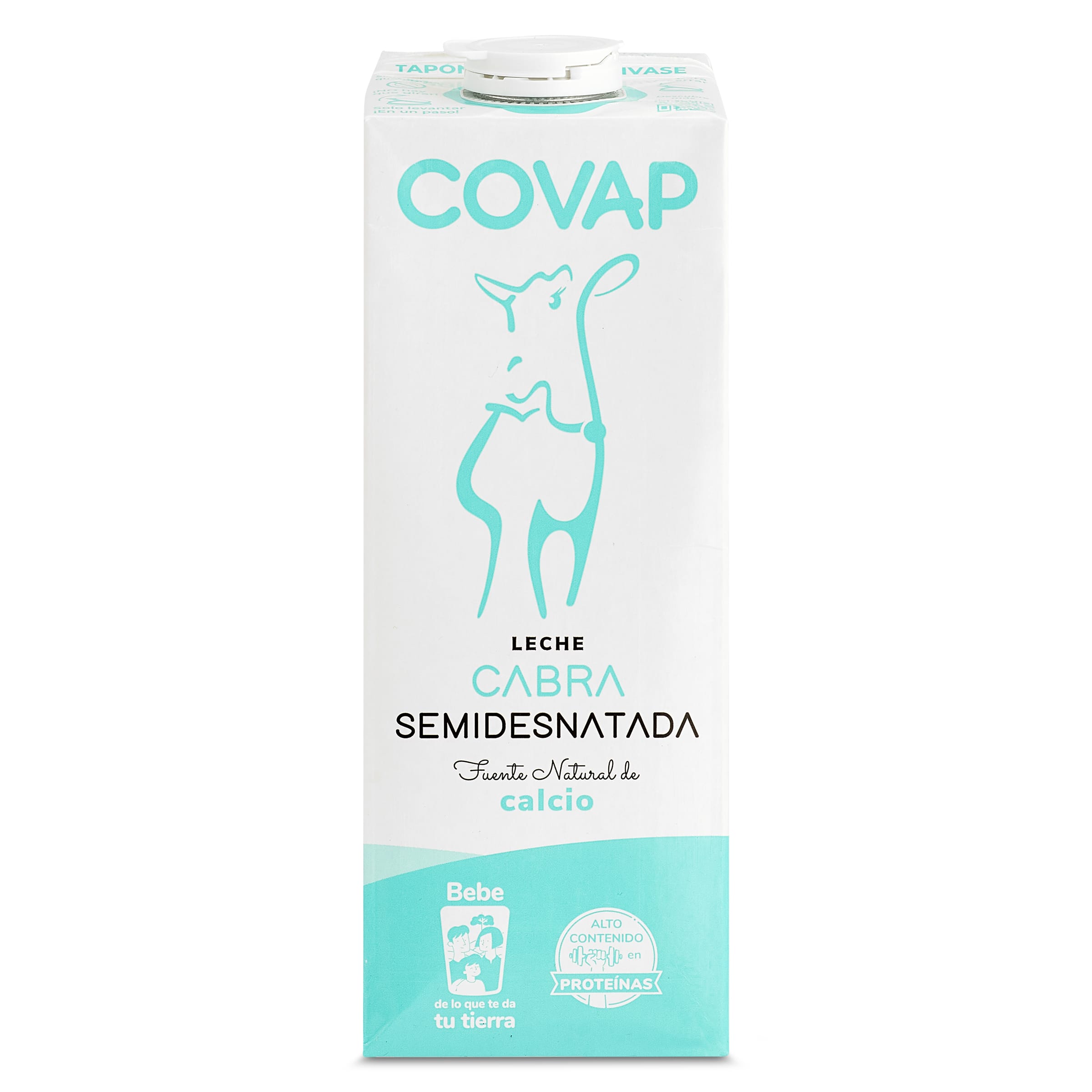Leche semidesnatada de cabra Covap 1 L