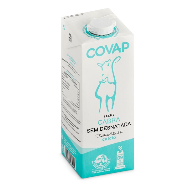 Leche Semidesnatada de Cabra Covap Envase 1 L.