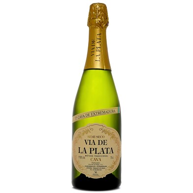Cava semiseco Vía de la Plata botella 75 cl-0 Cava semiseco Vía de la Plata botella 75 cl-0