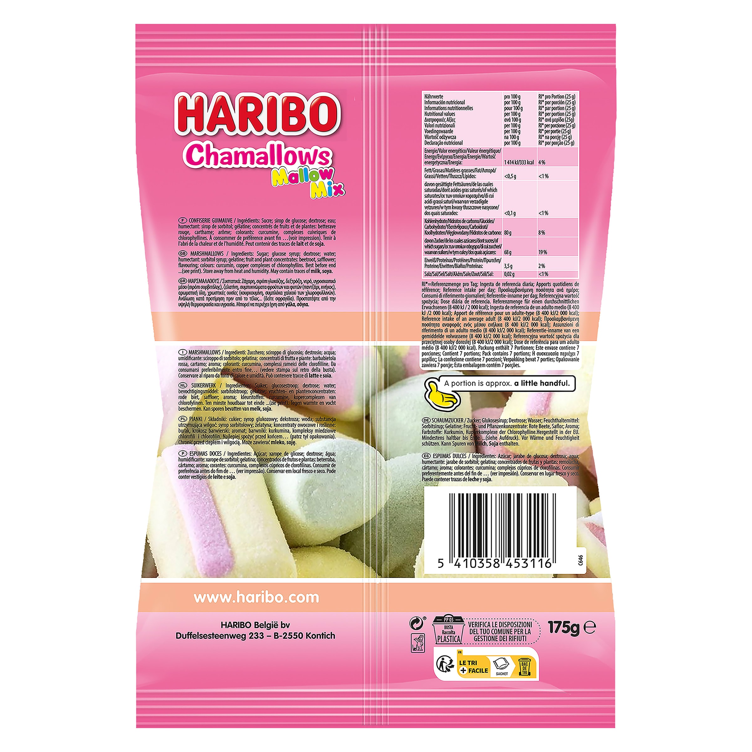 Nubes mix Haribo 175 g