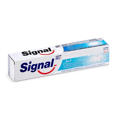 Pasta de dientes blanqueadora bicarbonato Signal tubo 75 ml-0 Pasta de dientes blanqueadora bicarbonato Signal tubo 75 ml-0