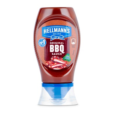 Salsa barbacoa Hellmanns bote 250 ml-0