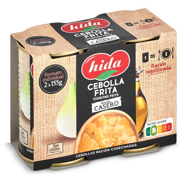 Cebolla Frita Hida Pack 2 Latas 155 Gr.