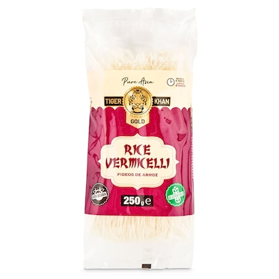 Fideos de arroz vermicelli Tiger khan bolsa 250 g-0