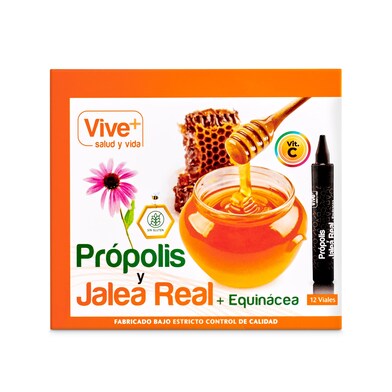 Própolis y jalea real + equinácea Vive+ caja 12 unidades-1 Própolis y jalea real + equinácea Vive+ caja 12 unidades-1