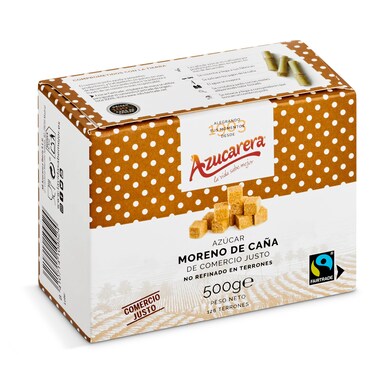 Azúcar moreno integral en terrones Azucarera caja 500 g-0 Azúcar moreno integral en terrones Azucarera caja 500 g-0