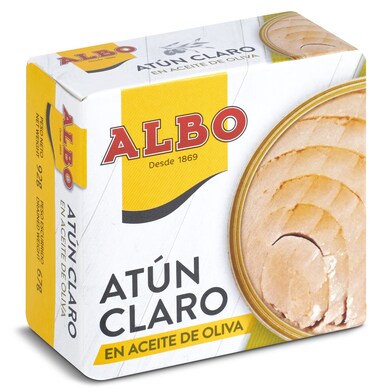 Atún claro en aceite de oliva Albo lata 67 g-0