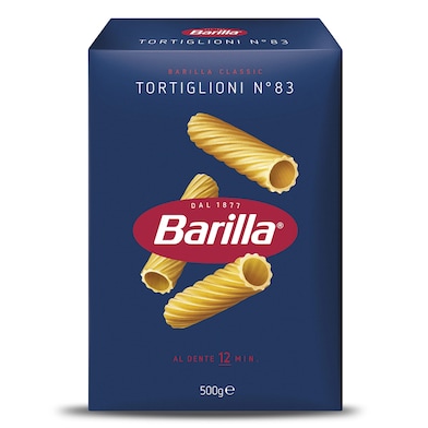 Pasta tortiglioni nº 83 Barilla caja 500 g-0