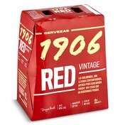 Cerveza red vintage 1906 botella 6 x 33 cl