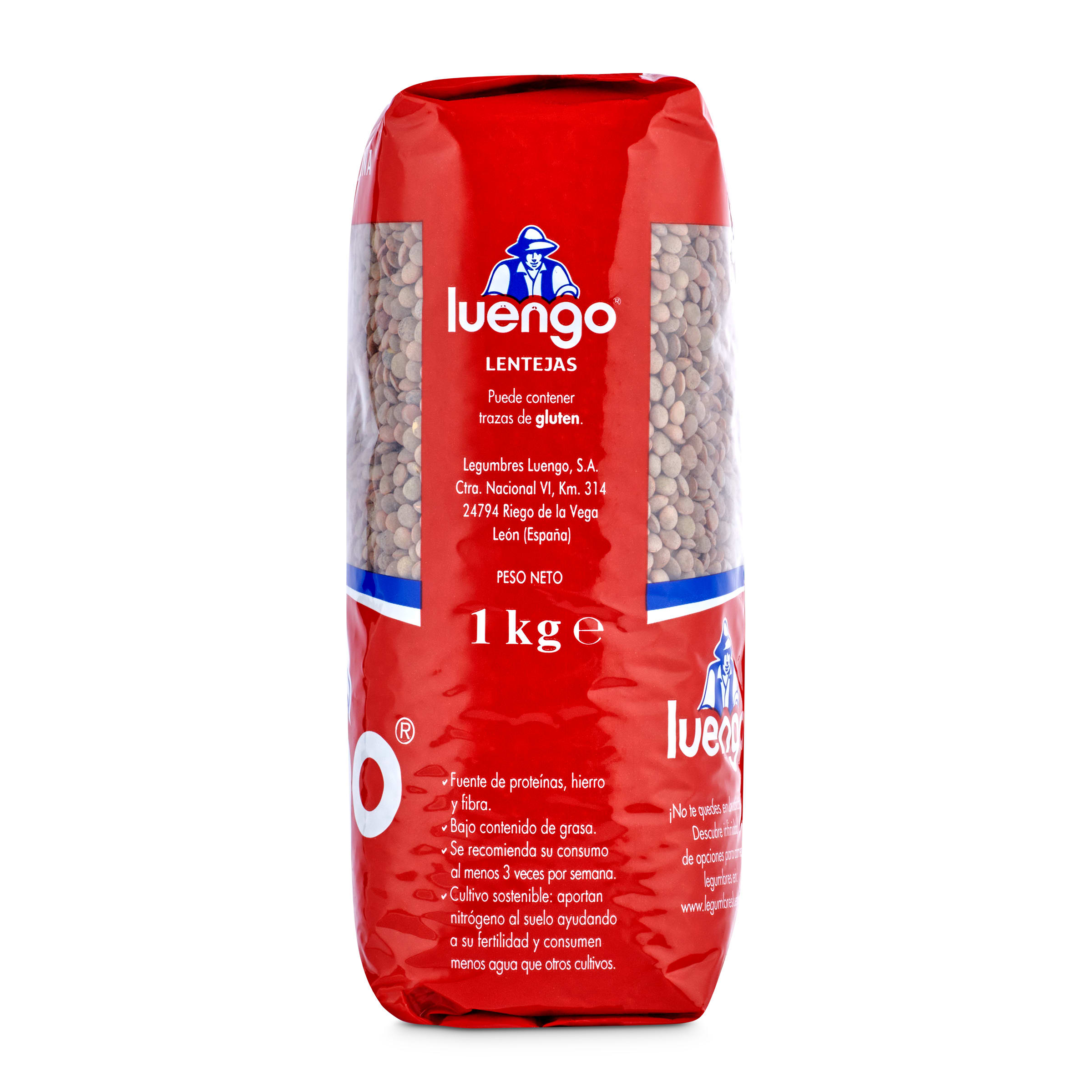 Lentejas pardinas Luengo 1 Kg