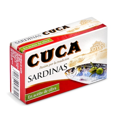 Sardinas en aceite de oliva Cuca lata 85 g-0
