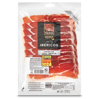 Jamón de cebo ibérico 50% de raza ibérica Navidul sobre 110 g-0