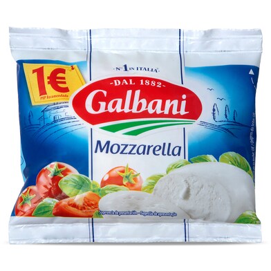 Queso mozzarella Galbani bolsa 100 g-0 Queso mozzarella Galbani bolsa 100 g-0