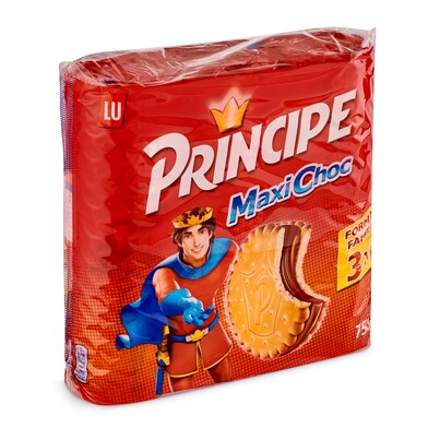 Galletas rellenas de chocolate maxi choc Principe paquete 3 x 250 g-0 Galletas rellenas de chocolate maxi choc Principe paquete 3 x 250 g-0