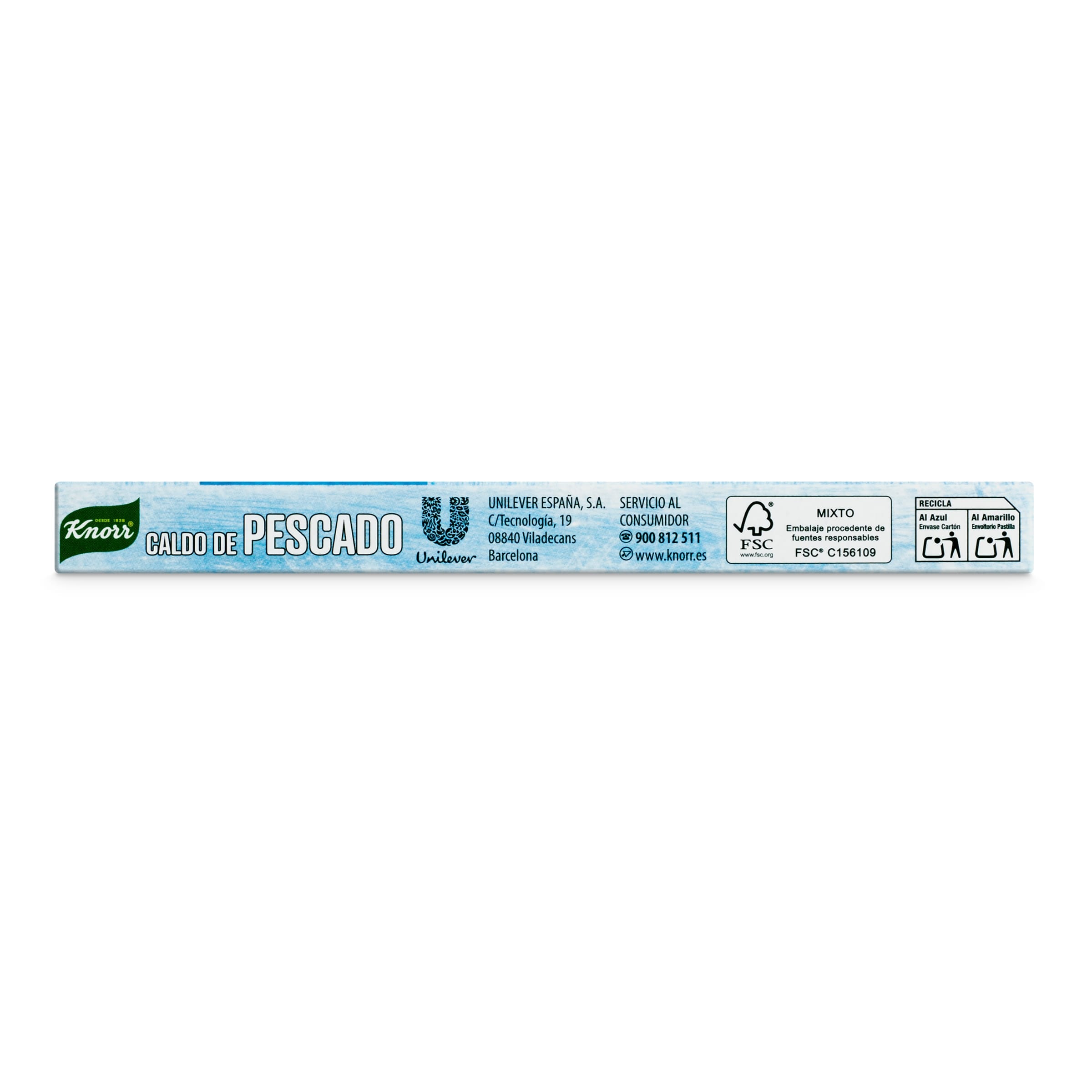 Pastillas de caldo pescado Knorr 12 unidades