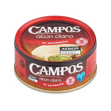 Atún claro en escabeche Campos lata 104 g-0 Atún claro en escabeche Campos lata 104 g-0