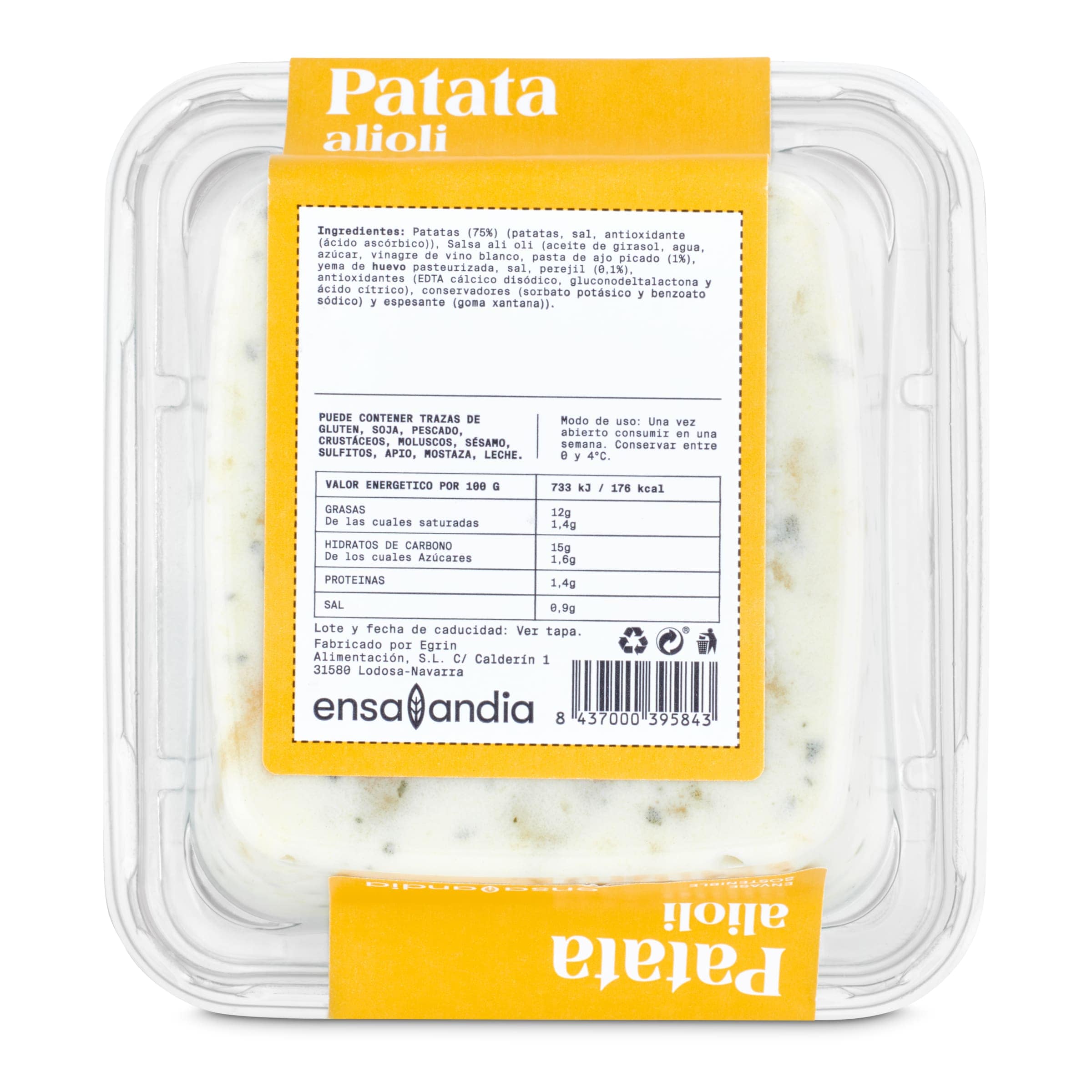 Patatas alioli Ensalandia 250 g
