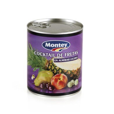 Cocktail de frutas en almíbar Montey lata 480 g-0 Cocktail de frutas en almíbar Montey lata 480 g-0