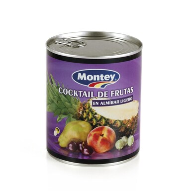 Cocktail de frutas en almíbar Montey lata 480 g-0