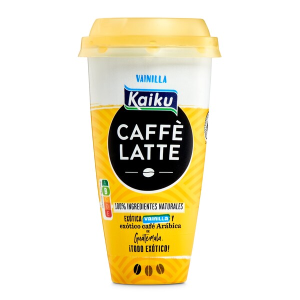 Caffé Latte Vainilla Kaiku Vaso 230 Ml.