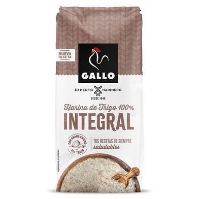 Harina integral de trigo Gallo paquete 1 kg-1 Harina integral de trigo Gallo paquete 1 kg-1