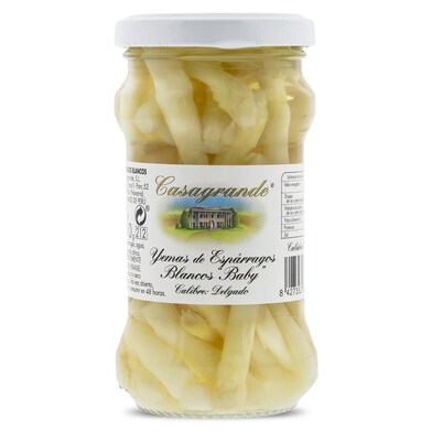 Yemas de espárragos baby Casagrande frasco 110 g-0 Yemas de espárragos baby Casagrande frasco 110 g-0