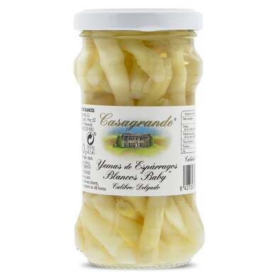 Yemas de espárragos baby Casagrande frasco 110 g-0