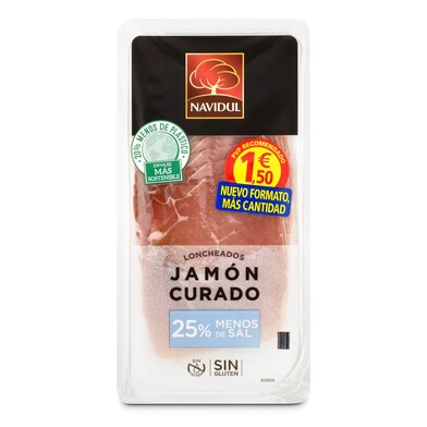 Jamón curado bajo en sal Navidul sobre 68 g-0 Jamón curado bajo en sal Navidul sobre 68 g-0
