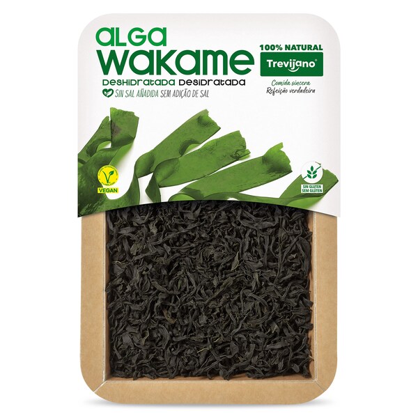 Alga Wakame 100% Natural Trevijano Bandeja 50 Gr.