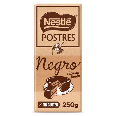 Chocolate negro fondant para postres Nestlé 200 g-0