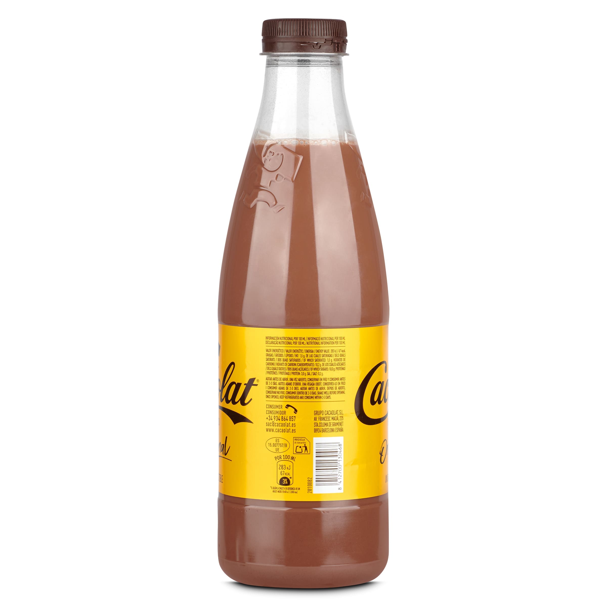 Batido de chocolate Cacaolat botella 1 L