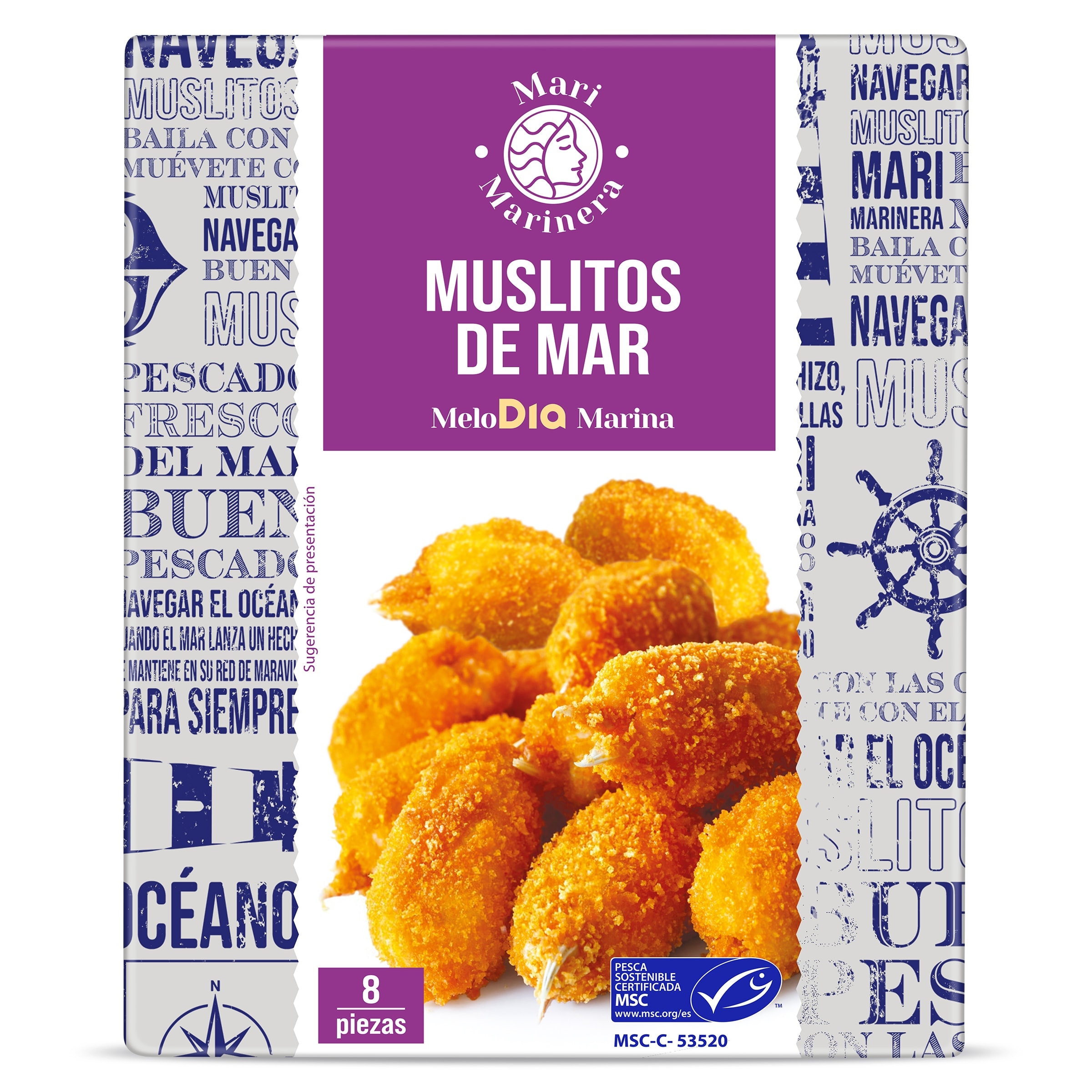 Muslitos de mar MSC Dia Mari Marinera 250 g