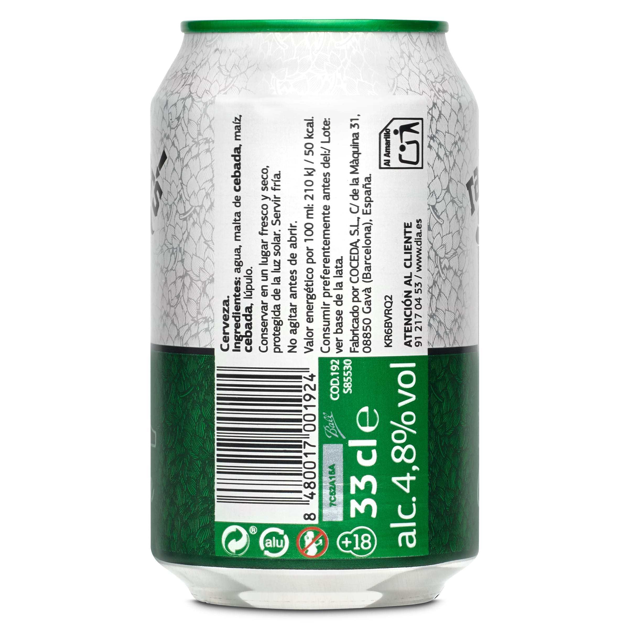 Cerveza clásica Dia Ramblers 33 cl