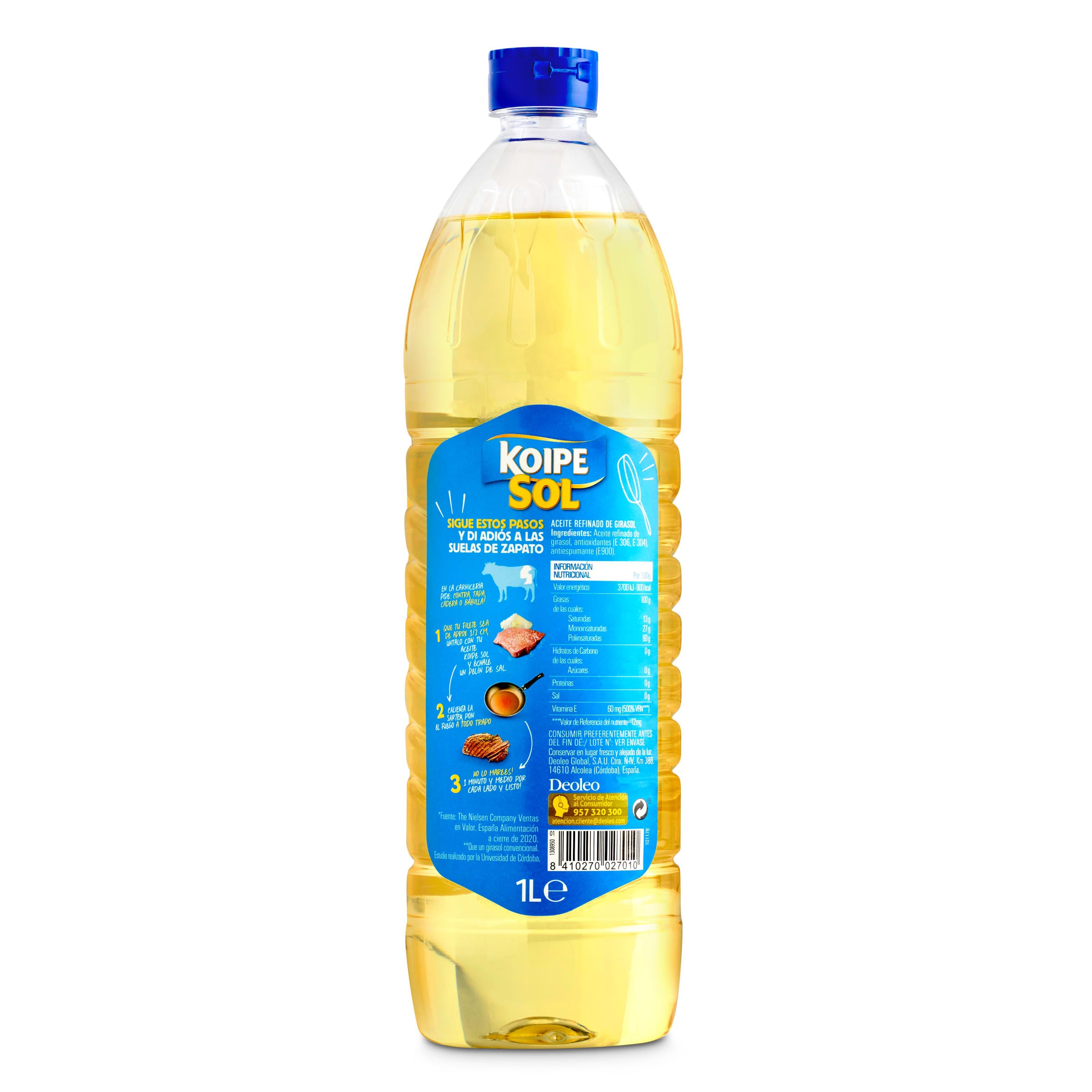 Aceite de girasol Koipe 1 L